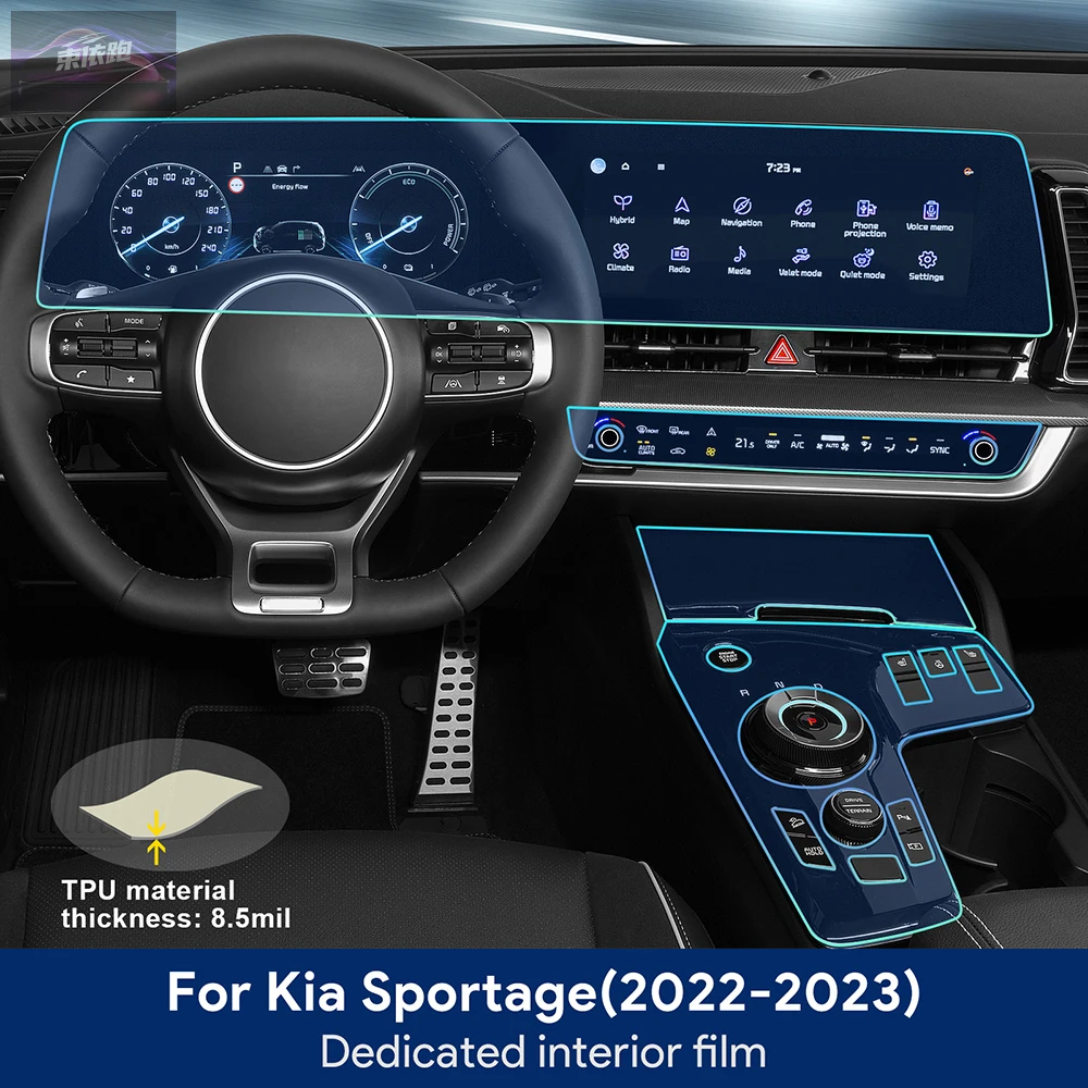 Protector Interior Film Sticker For Kia Sportage NQ5 2022 2023 Car Center Console Media Dashboard Navigation TPU Anti-scratch
Protector Interior Film Sticker For Kia Sportage NQ5 2022 2023 Car Center Console Media Dashboard Navigation TPU Anti-scratch