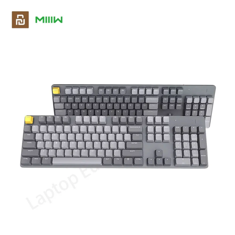 MIIIW G06 Mechanical Keyboard Blue/Red Switch 104 Key USB Wired Gaming Keyboard With LED Backliting For Laptop Notebook Offices
MIIIW G06 Mechanical Keyboard Blue/Red Switch 104 Key USB Wired Gaming Keyboard With LED Backliting For Laptop Notebook Offices
