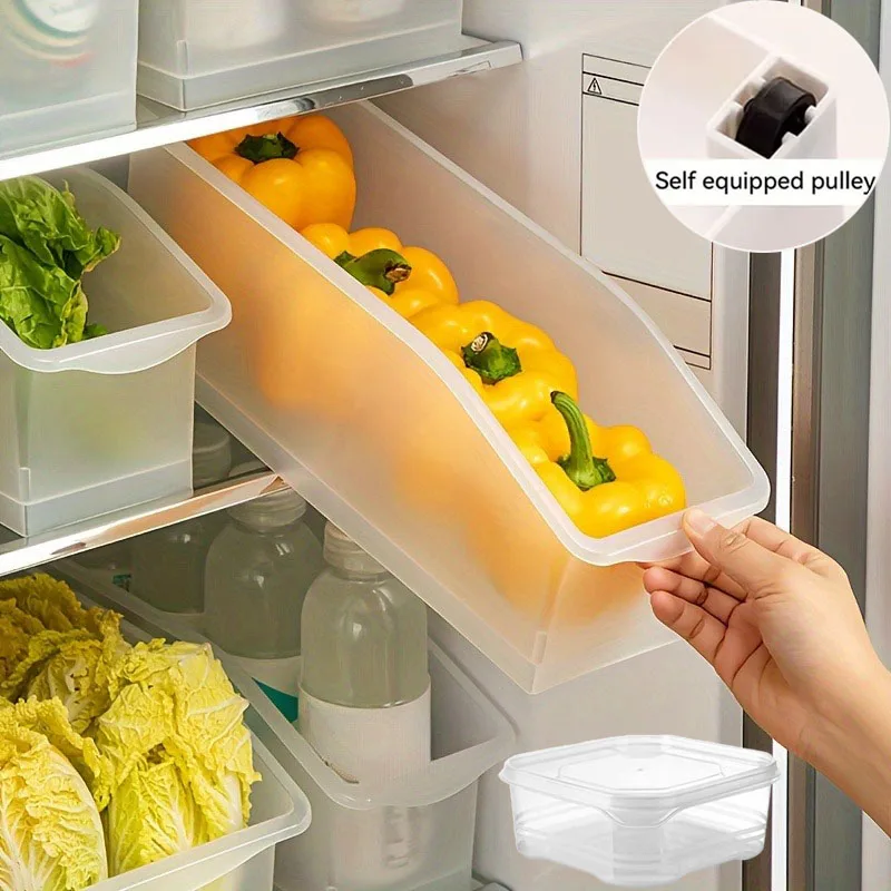 Refrigerator Storage Box Fridge Organizer Frozen Meat Vegetable Fresh-Keeping Box Transparent Kitchen Sealed Storage Box Crisper
Refrigerator Storage Box Fridge Organizer Frozen Meat Vegetable Fresh-Keeping Box Transparent Kitchen Sealed Storage Box Crisper