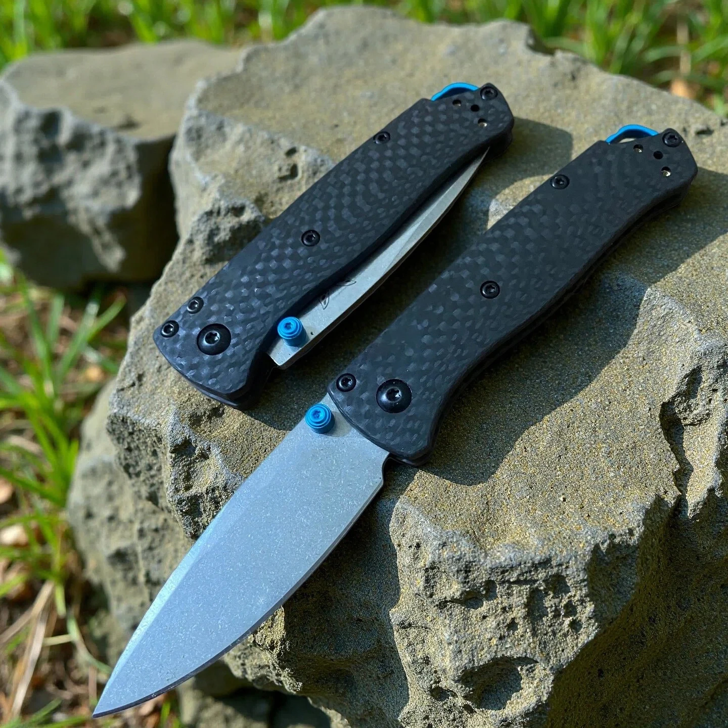 A folding pocket knife made from S9OV steel and featuring a carbon fiber handle—this versatile tool is ideal for hunting
A folding pocket knife made from S9OV steel and featuring a carbon fiber handle—this versatile tool is ideal for hunting