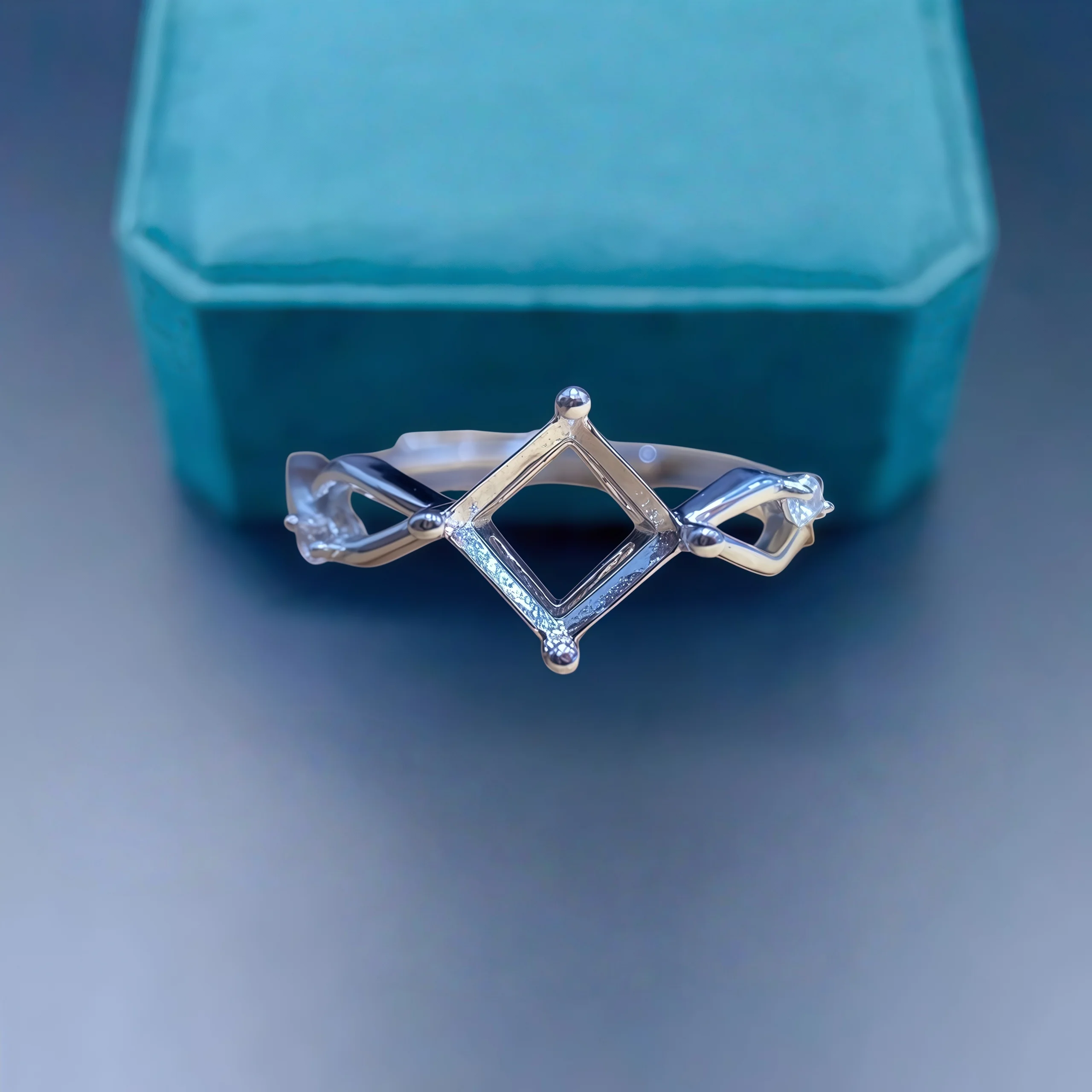 Inlay 6mm Square Stone S925 Sterling Silver Fashion DIY Ring Empty Holder Fine Simple Design Charms Wedding Jewelry for Woman
Inlay 6mm Square Stone S925 Sterling Silver Fashion DIY Ring Empty Holder Fine Simple Design Charms Wedding Jewelry for Woman