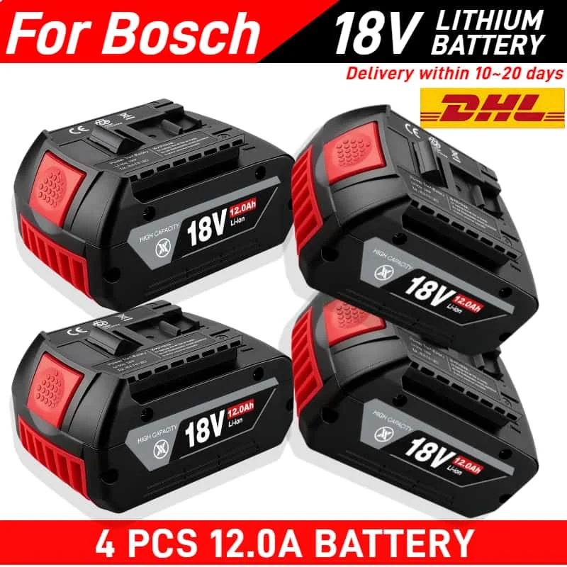 For Bosch 18v battery professional 10.0AH Li-ion BAT610G+AL1820CV replacement with LED & for Bosch quick charger 14.4V-18V 18650
For Bosch 18v battery professional 10.0AH Li-ion BAT610G+AL1820CV replacement with LED & for Bosch quick charger 14.4V-18V 18650