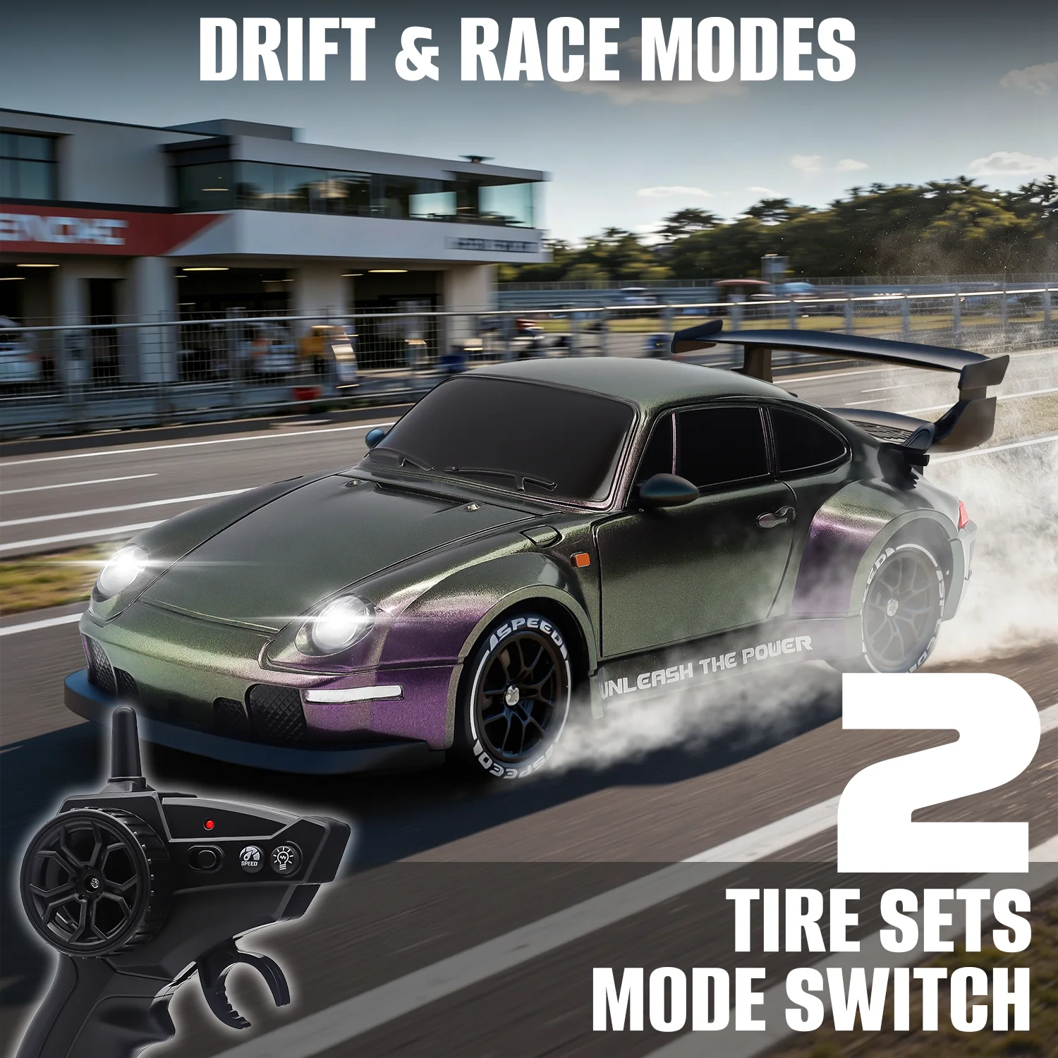 1/24 RC Drift Car, Remote Control Vehicle,2.4GHz 20KM/H 4WD High Speed RC Cars Toy Cars for Adults Boys Girls Kids
1/24 RC Drift Car, Remote Control Vehicle,2.4GHz 20KM/H 4WD High Speed RC Cars Toy Cars for Adults Boys Girls Kids