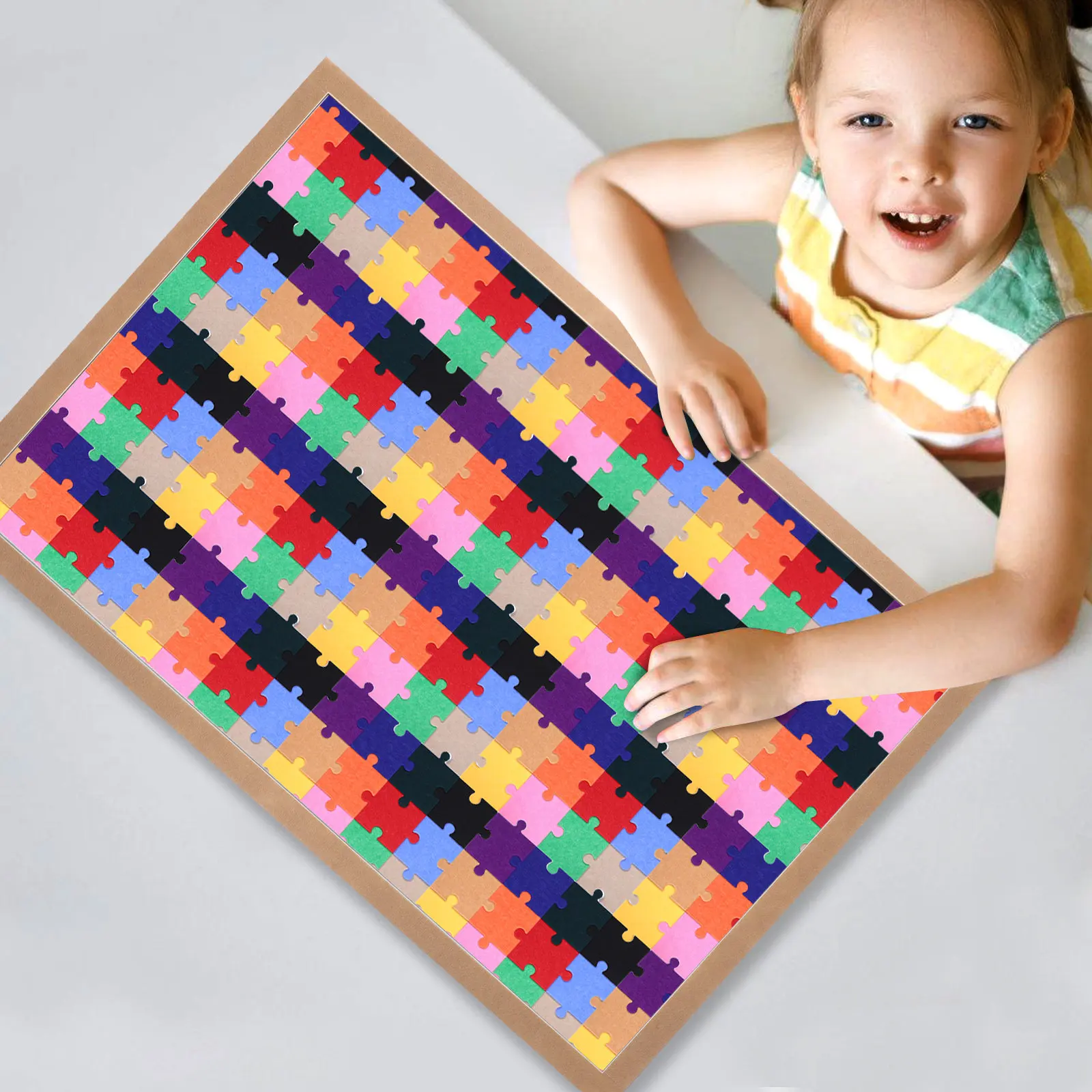 Foldable Nonslip Puzzle Mat Frame for 500-Piece Jigsaw Puzzles Portable Storage Board Tabletop Floor Puzzle Board
Foldable Nonslip Puzzle Mat Frame for 500-Piece Jigsaw Puzzles Portable Storage Board Tabletop Floor Puzzle Board