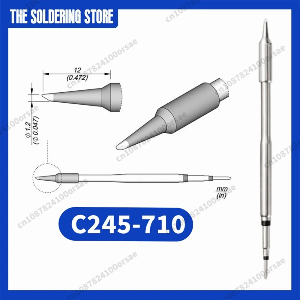 C245 710 Cartridge for JBC SUGON AIFEN A9/A9pro T245 Soldering Handle, жало C245 Tip Replacement Accessory Tool
C245 710 Cartridge for JBC SUGON AIFEN A9/A9pro T245 Soldering Handle, жало C245 Tip Replacement Accessory Tool