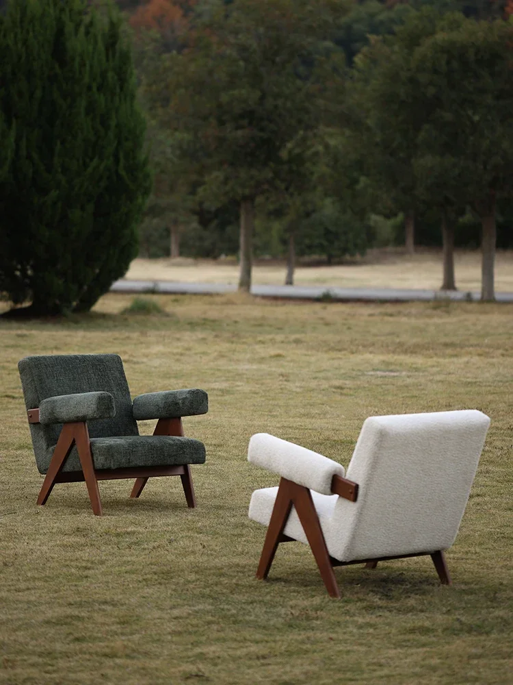 Wabi **** Wind Single Sofa Chair Chandigarh Leisure Chair Nordic Vintage Homestay Designer Armrest Leisure Chair
Wabi **** Wind Single Sofa Chair Chandigarh Leisure Chair Nordic Vintage Homestay Designer Armrest Leisure Chair