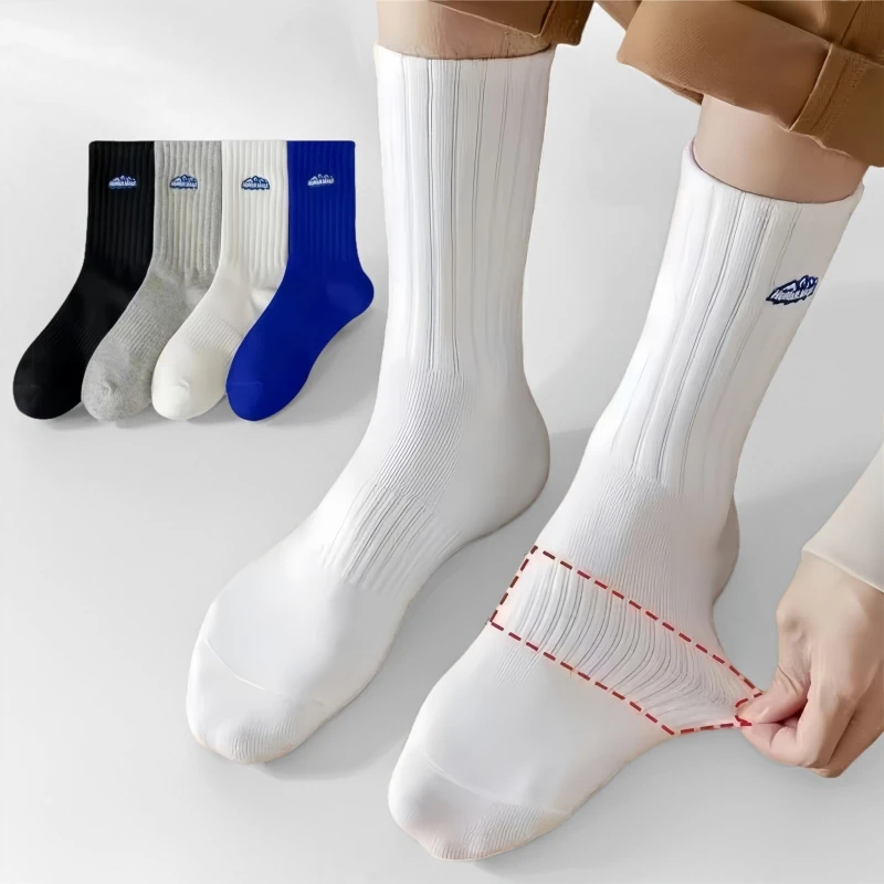 Sock Men's Spring Summer Retro Ribbed Mid-Calf Socks Trendy Breathable Comfort Casual Daily Wear Socks Fashion Sports Crew Socks
Sock Men's Spring Summer Retro Ribbed Mid-Calf Socks Trendy Breathable Comfort Casual Daily Wear Socks Fashion Sports Crew Socks