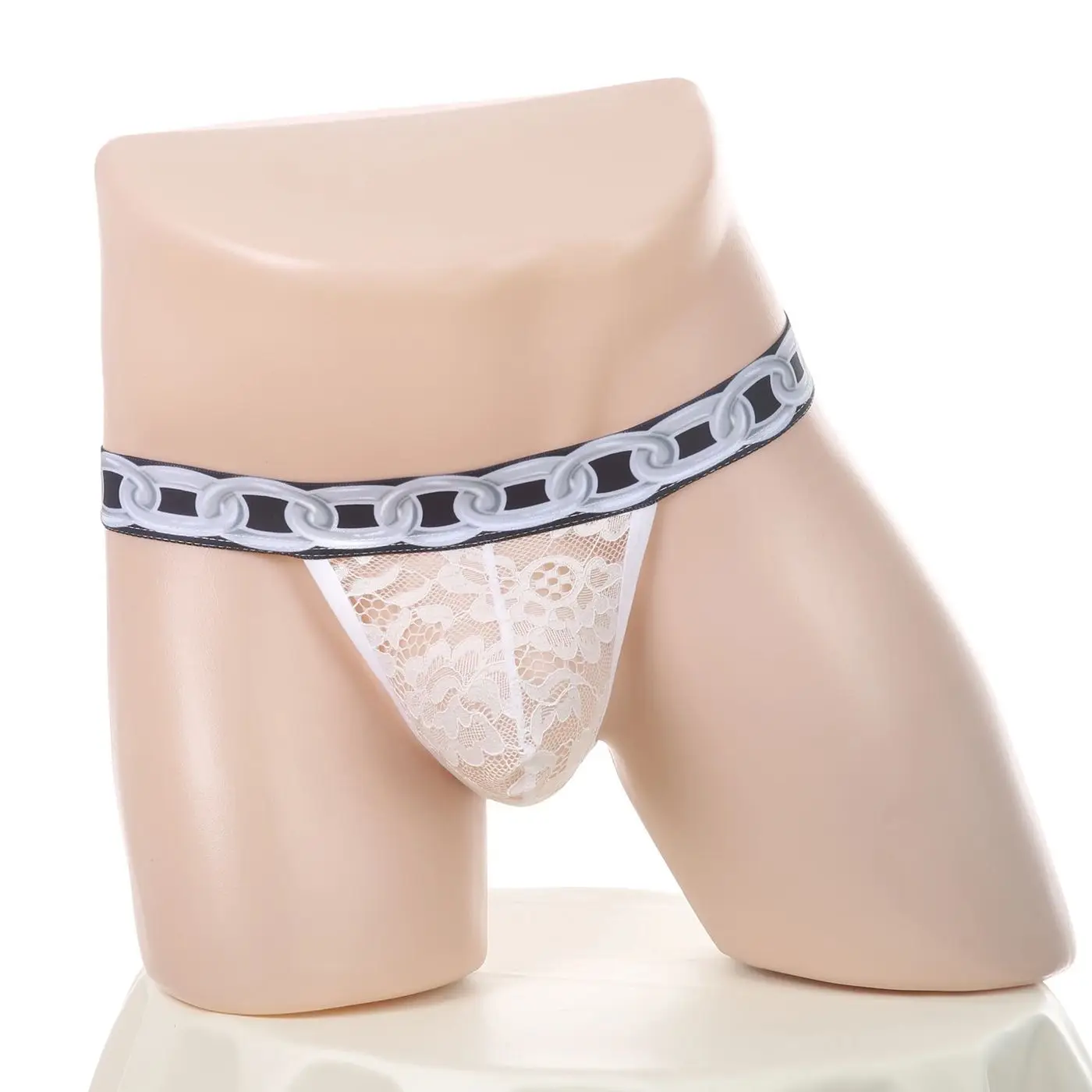 Men's Underwear Sexy Lace High-cut Briefs U Convex Pouch Breathable Mini Underpants Wide Waistband Comfortable Exotic Lingerie
Men's Underwear Sexy Lace High-cut Briefs U Convex Pouch Breathable Mini Underpants Wide Waistband Comfortable Exotic Lingerie