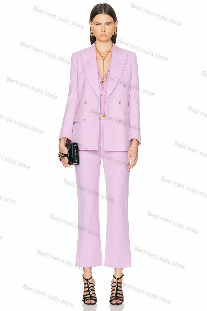 Purple Women Suit Pants Set 2 Piece Blazer+Straight Trousers Formal Office Lady Customized Wedding Business Coat Jacket Outfit
Purple Women Suit Pants Set 2 Piece Blazer+Straight Trousers Formal Office Lady Customized Wedding Business Coat Jacket Outfit