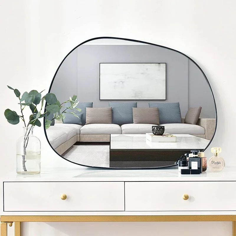 #Irregular Shaped Metal Wall Decor Mirror for Living room Bedroom Entryway
#Irregular Shaped Metal Wall Decor Mirror for Living room Bedroom Entryway
