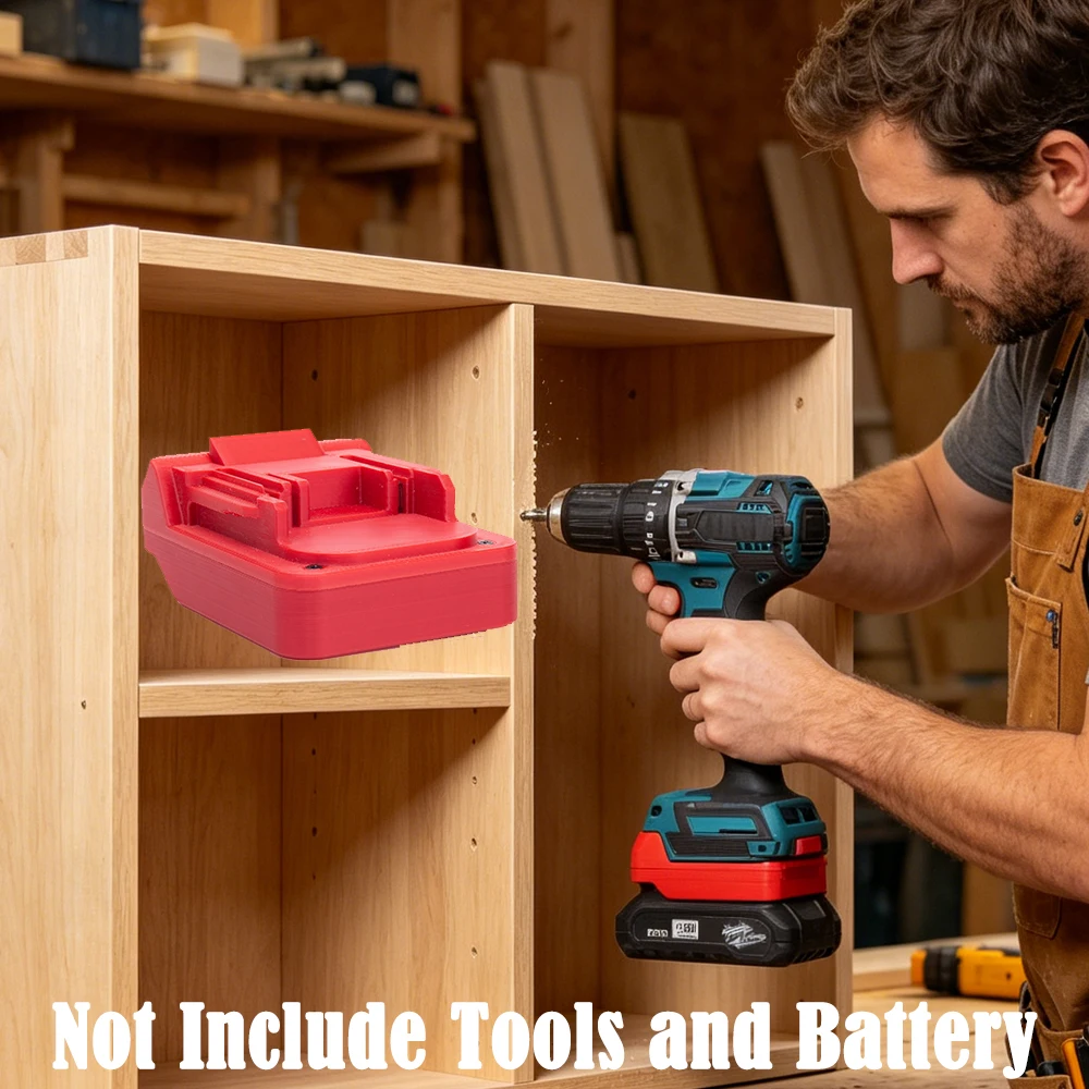Convert Adapter for Aldi Ferrex 20V Li-ion Battery to for DeWalt/Milwaukee/Ozito/Makita 18V Power Tool Accessories(No Battery)
Convert Adapter for Aldi Ferrex 20V Li-ion Battery to for DeWalt/Milwaukee/Ozito/Makita 18V Power Tool Accessories(No Battery)
