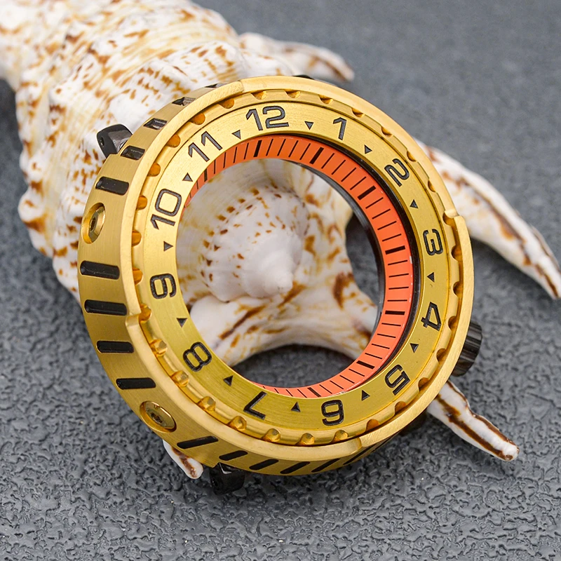 NH35 Case Dial Gold Shroud Monster Protect Armor Tuna Canned Watch Cases for NH35 Automatic Movement Men Diving Watch Case
NH35 Case Dial Gold Shroud Monster Protect Armor Tuna Canned Watch Cases for NH35 Automatic Movement Men Diving Watch Case