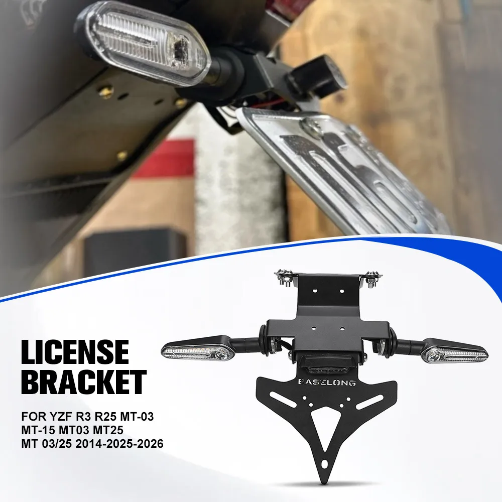 2025-2026 MT03 MT25 License Plate Holder Fender Tail Tidy Eliminator For Yamaha YZF R3 R25 MT-03 MT-15 MT 03 MT 25 Accessories
2025-2026 MT03 MT25 License Plate Holder Fender Tail Tidy Eliminator For Yamaha YZF R3 R25 MT-03 MT-15 MT 03 MT 25 Accessories