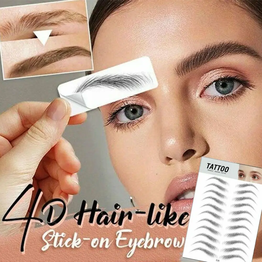 Makeup Water-based Waterproof Eyebrow Sticker 4D Hair-like Eyebrow False Eyebrows Authentic
Makeup Water-based Waterproof Eyebrow Sticker 4D Hair-like Eyebrow False Eyebrows Authentic