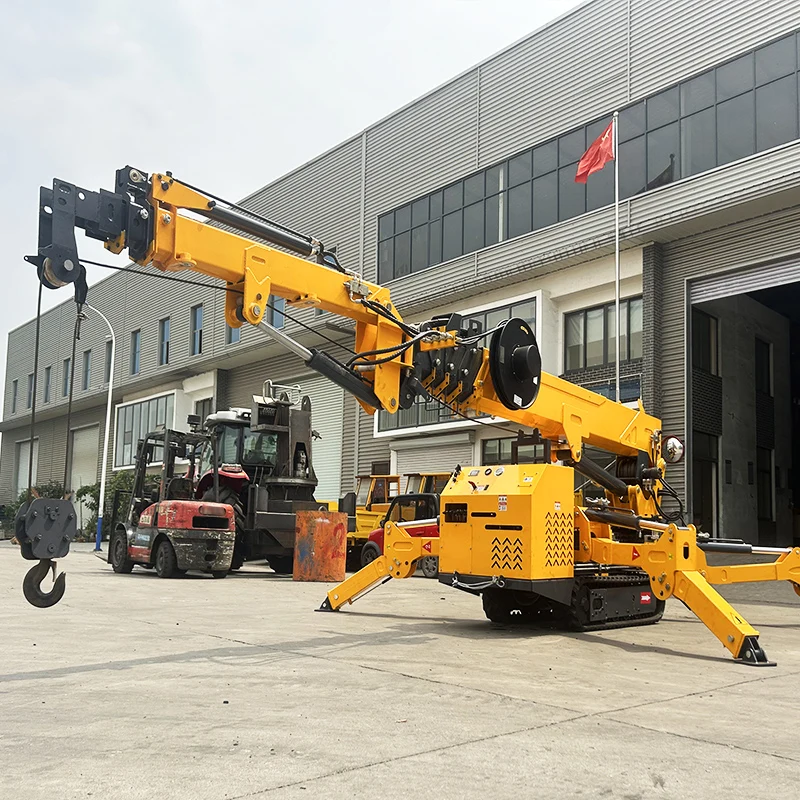 Индивидуальный стабильный мини-гусеничный кран-паук 8 т — телескопическая стрела 17 м для внутренней конструкции
Индивидуальный стабильный мини-гусеничный кран-паук 8 т — телескопическая стрела 17 м для внутренней конструкции