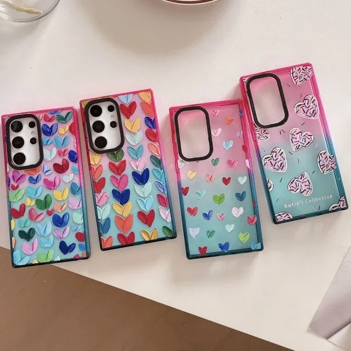 Gradient Colorful Border Case for Samsung Galaxy S22 S23 S24 Ultra S22+ S23+ S24 Plus Cover Protective Case
Gradient Colorful Border Case for Samsung Galaxy S22 S23 S24 Ultra S22+ S23+ S24 Plus Cover Protective Case