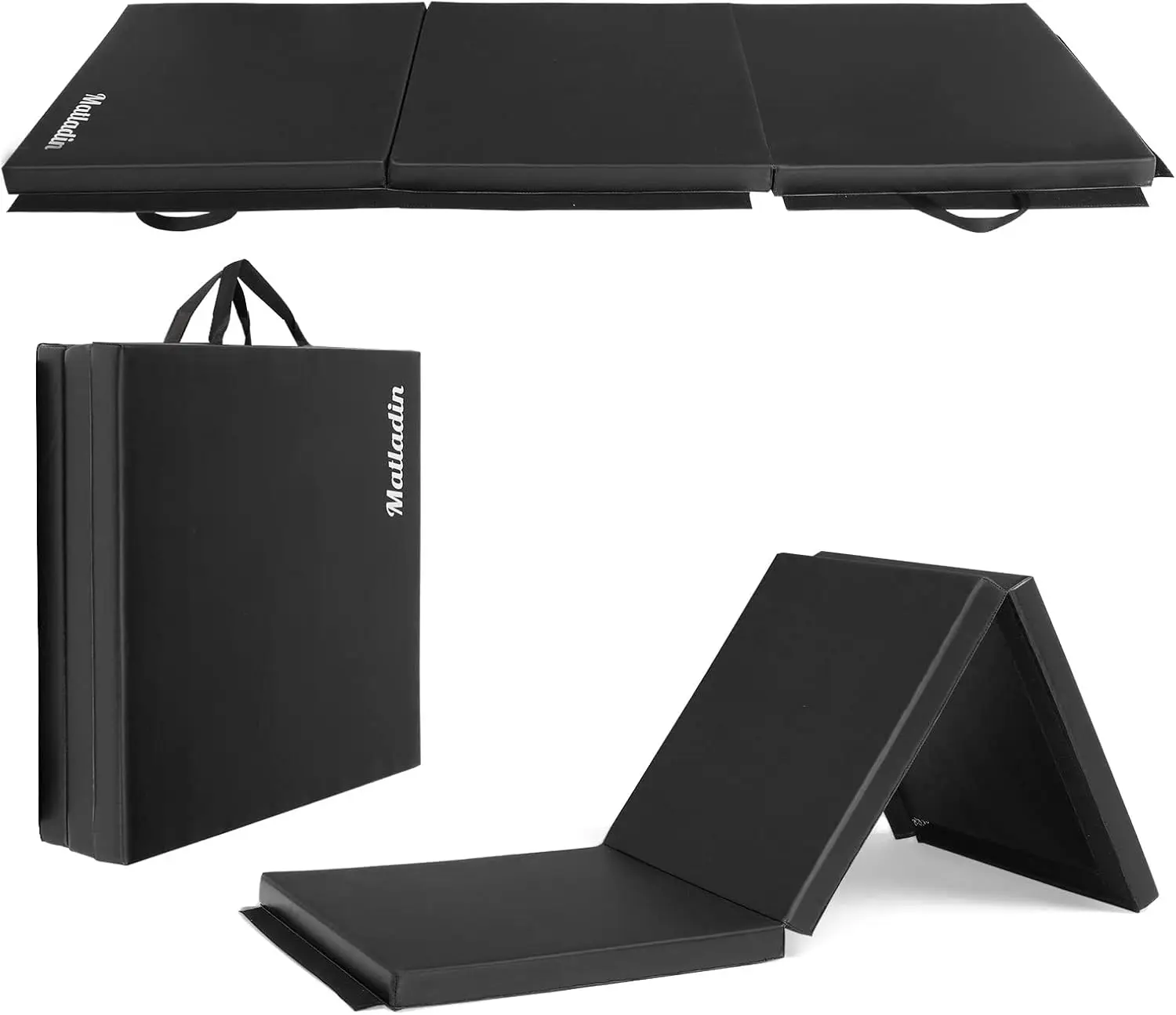 6ft Folding Tri-fold Gymnastics Mat, PU Leather Tumbling Mat with Hook & Loop for Yoga Aerobics Stretching
6ft Folding Tri-fold Gymnastics Mat, PU Leather Tumbling Mat with Hook & Loop for Yoga Aerobics Stretching