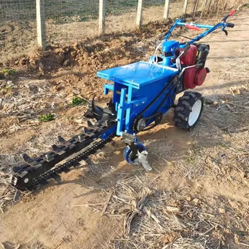 Portable Pipeline Chain Trencher Machine With 18HP Diesel Engine, Adjustable Width For Water/Gas Pipeline Laying
Portable Pipeline Chain Trencher Machine With 18HP Diesel Engine, Adjustable Width For Water/Gas Pipeline Laying