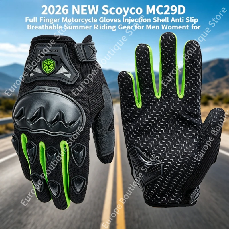 2026 NEW Scoyco MC29D Half Finger Motorcycle Gloves Carbon Fiber Shell Breathable Anti Slip Shockproof Riding Gear Men Women
2026 NEW Scoyco MC29D Half Finger Motorcycle Gloves Carbon Fiber Shell Breathable Anti Slip Shockproof Riding Gear Men Women