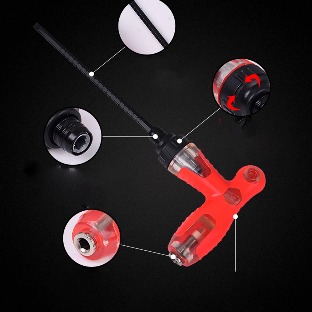 Multi Use T Shaped Screwdriver Ratchet Bit Holder Telescopic Extension Adjustable Handle For Easy Operation Hand Tool
Multi Use T Shaped Screwdriver Ratchet Bit Holder Telescopic Extension Adjustable Handle For Easy Operation Hand Tool
