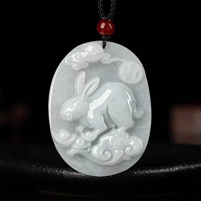 Natural Myanmar A Goods Jadeite Rabbit Pendant Male and Female Zodiac Rabbit Patron Saint Jade Necklace Cute Fashion Jewelry
Natural Myanmar A Goods Jadeite Rabbit Pendant Male and Female Zodiac Rabbit Patron Saint Jade Necklace Cute Fashion Jewelry