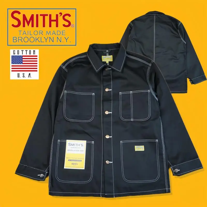 Classic Loose Workwear Jacket Outerwear Three-Needle Thin Style Railway Four-Pocket Standard Fit Youth Fashion Spring Autumn
Classic Loose Workwear Jacket Outerwear Three-Needle Thin Style Railway Four-Pocket Standard Fit Youth Fashion Spring Autumn