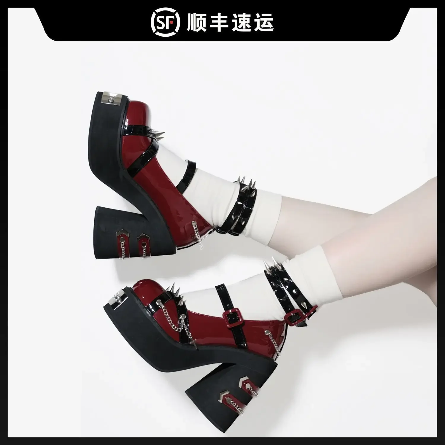 Thorn Evil Girl Shoes Little Bear Pandar Design Shoes T Buckle Shoe Sweet Girls Shoes Rivet Thick Heel High Heels Platform Shoes
Thorn Evil Girl Shoes Little Bear Pandar Design Shoes T Buckle Shoe Sweet Girls Shoes Rivet Thick Heel High Heels Platform Shoes