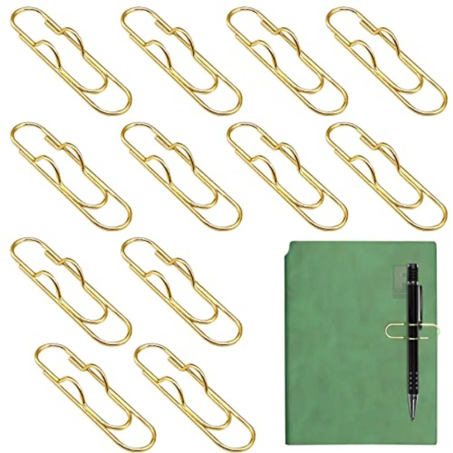 12Pcs Metal Pen Clip for Notebook, Portable Pen Holder Clip Pencil Clip, Multi Function Paper Clip Pen Holder Pen Paper Clip Bo
12Pcs Metal Pen Clip for Notebook, Portable Pen Holder Clip Pencil Clip, Multi Function Paper Clip Pen Holder Pen Paper Clip Bo
