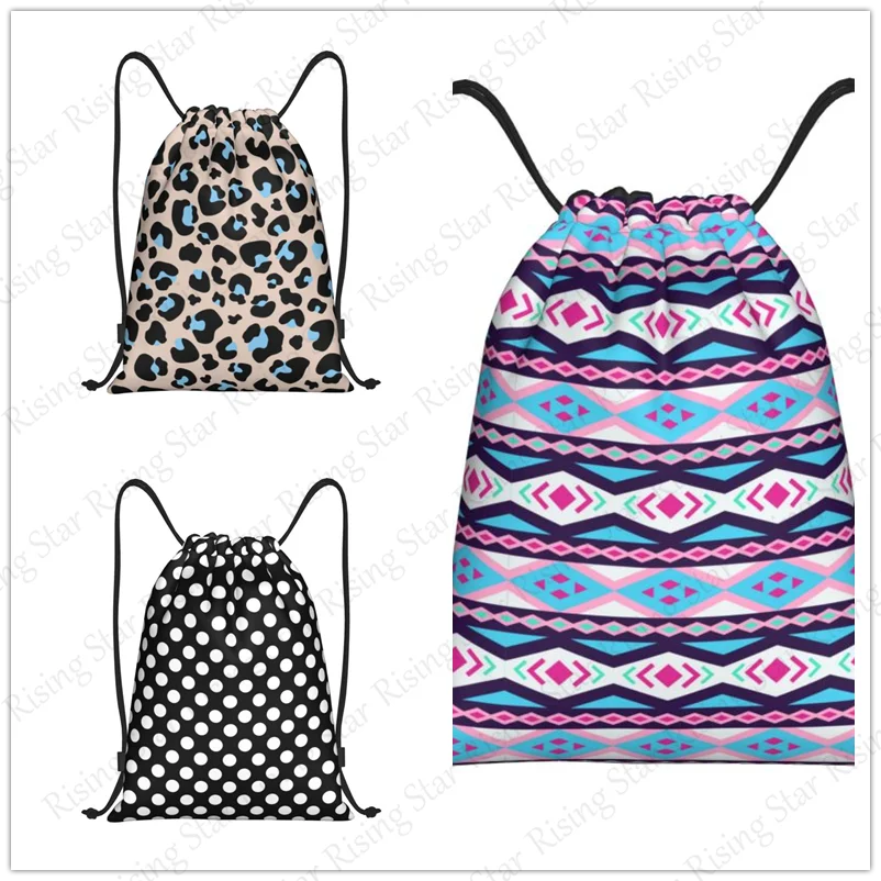 Polka dot leopard print Bicycle Backpack Gym Drawstring Shoe Bag Multifunctional Sports Bag Beach Travel Backpack Unisex Gift
Polka dot leopard print Bicycle Backpack Gym Drawstring Shoe Bag Multifunctional Sports Bag Beach Travel Backpack Unisex Gift