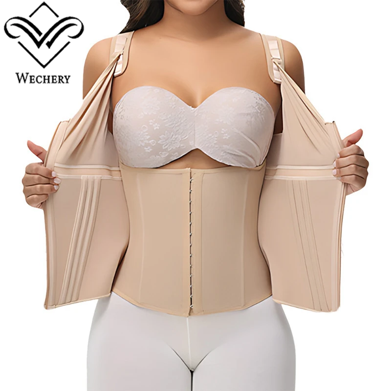 Wechery Woman Double Compression Vest Bra Waist Trainer With Zipper Slimming Tummy Control Shapewear Body Shaper Girdle
Wechery Woman Double Compression Vest Bra Waist Trainer With Zipper Slimming Tummy Control Shapewear Body Shaper Girdle