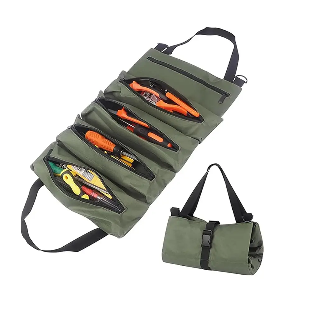 Tool Bag Roll Up,Heavt Duty Tool Organizer Portable Tool Storage Bags Waterproof Ox Cloth-Zipper Pouch For Men Mechanic,
Tool Bag Roll Up,Heavt Duty Tool Organizer Portable Tool Storage Bags Waterproof Ox Cloth-Zipper Pouch For Men Mechanic,