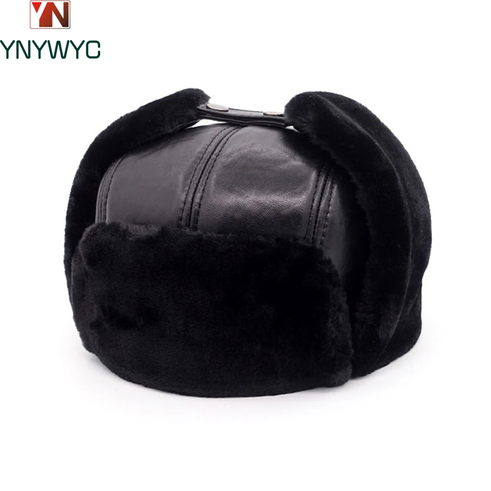 2024 Male Casual Winter Warm Sheepskin Leather Cap New Hot Russia Adult Caps Men 100% Natural Real Sheepskin Leather Bomber Hats
2024 Male Casual Winter Warm Sheepskin Leather Cap New Hot Russia Adult Caps Men 100% Natural Real Sheepskin Leather Bomber Hats