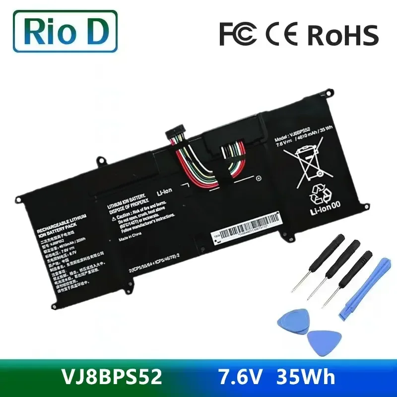 Новый аккумулятор для ноутбука VJ8BPS52 7,6 В 35 Втч 4610 мАч для Sony VAIO S13 VJS132C0711B VJS132C0811S VJS112C0111B VJS112C0311S
Новый аккумулятор для ноутбука VJ8BPS52 7,6 В 35 Втч 4610 мАч для Sony VAIO S13 VJS132C0711B VJS132C0811S VJS112C0111B VJS112C0311S