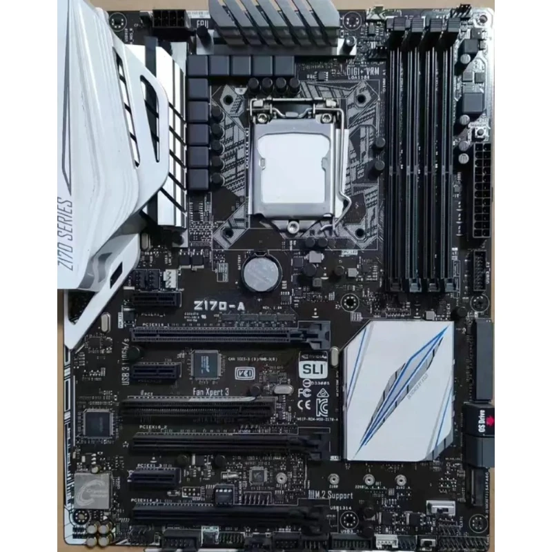 Used Z170-A ATX Motherboard LGA 1151 Support 6th 7th Gen Core CPU DDR4 RAM Mainboard for ASUS
Used Z170-A ATX Motherboard LGA 1151 Support 6th 7th Gen Core CPU DDR4 RAM Mainboard for ASUS
