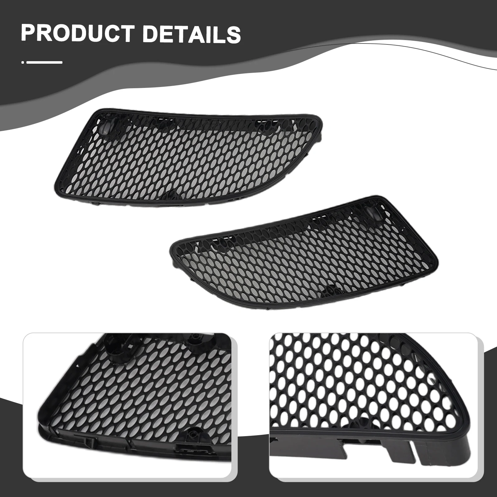 New Practical Pair Front Hood Grille Pair Front Hood Grille 1718800485 Plastic Front Hood Grille Left And Right
New Practical Pair Front Hood Grille Pair Front Hood Grille 1718800485 Plastic Front Hood Grille Left And Right