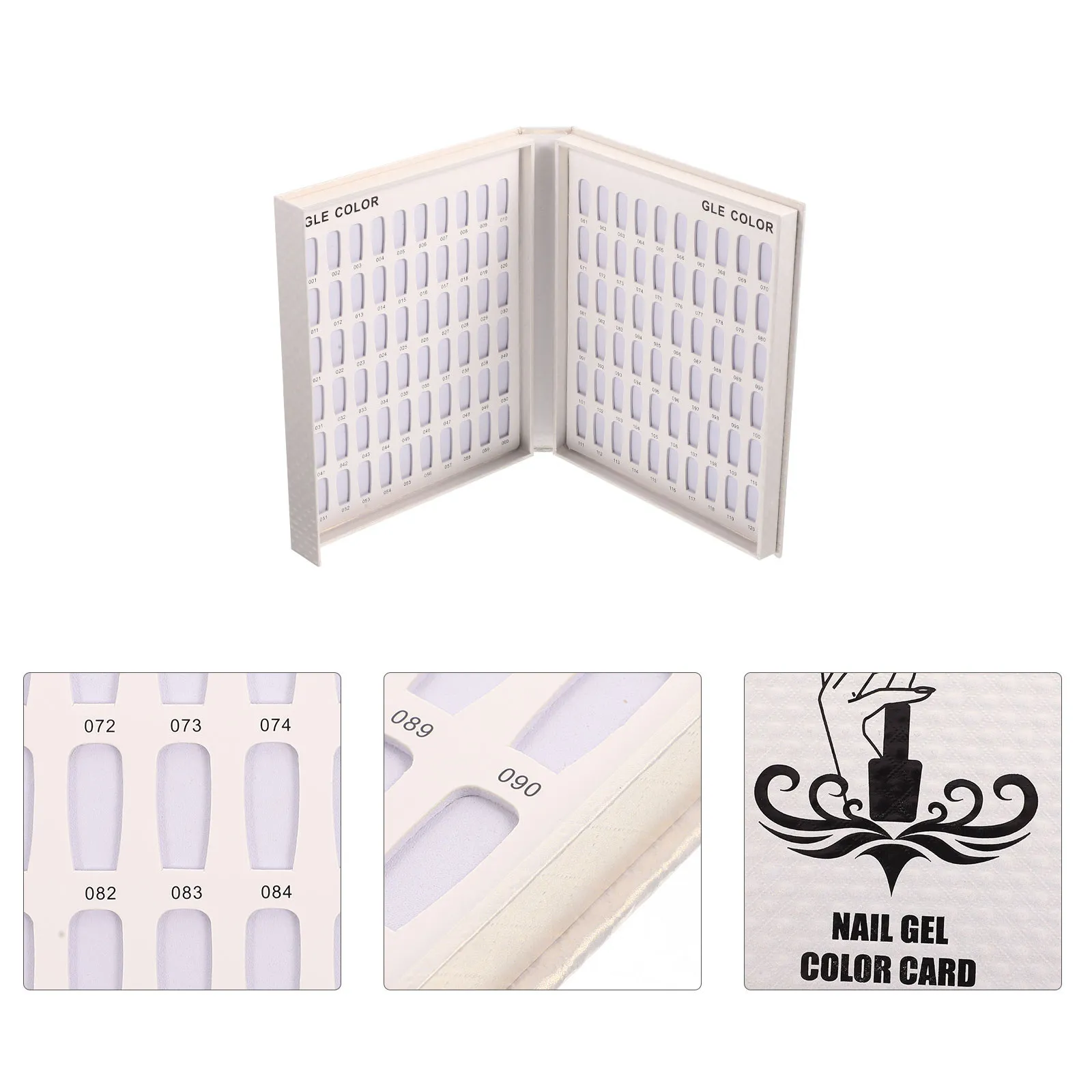 Premium Nail Art Display Board Book Design with Support Brackets for Nail Gel Color Cards Fake Nails Tips Manicure Salon Supply
Premium Nail Art Display Board Book Design with Support Brackets for Nail Gel Color Cards Fake Nails Tips Manicure Salon Supply