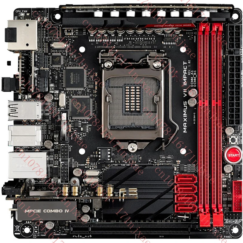 FOR ASUS ROG Maximus VII Impact Motherboard Support 4150 4770 4790k 16G DDR3 Z97.
FOR ASUS ROG Maximus VII Impact Motherboard Support 4150 4770 4790k 16G DDR3 Z97.