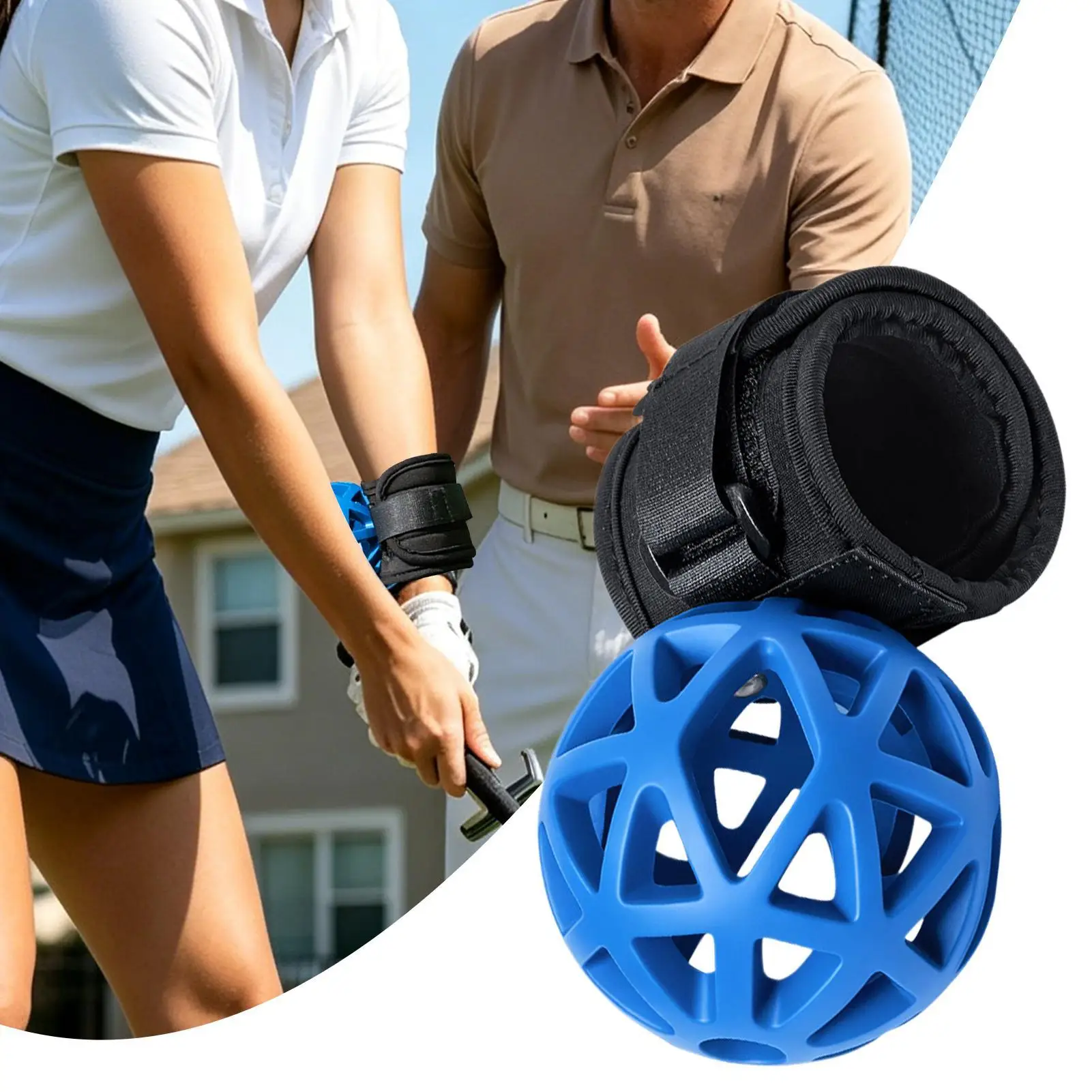 Golf Swing Trainer Ball Beginner Golf Swing Trainer Golfing Wrist Strap Training Ball for Men Women Enthusiasts Outdoor Lawn
Golf Swing Trainer Ball Beginner Golf Swing Trainer Golfing Wrist Strap Training Ball for Men Women Enthusiasts Outdoor Lawn