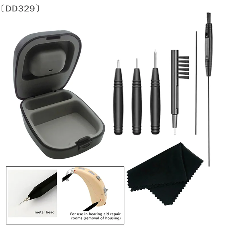 〔DD329〕8Pcs/set Hearing Aid Cleaning Kit Brush Vent Cleaner Wire Magne Wax Loop Tools Set Hearing Aid Accessories
〔DD329〕8Pcs/set Hearing Aid Cleaning Kit Brush Vent Cleaner Wire Magne Wax Loop Tools Set Hearing Aid Accessories