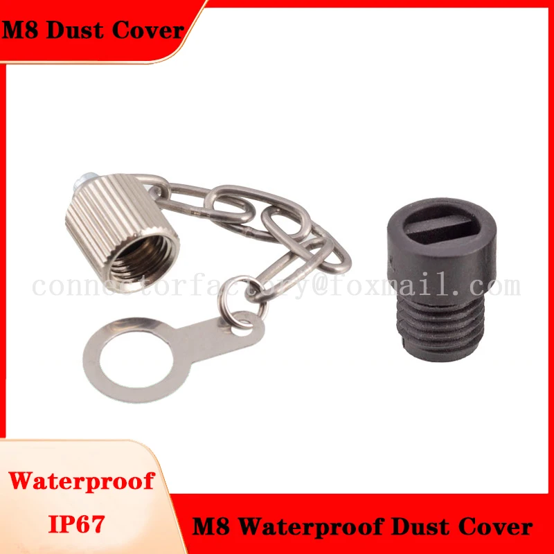 1Pcs 5Pcs 10Pcs M8 Connector Dust Cover M8 Inner Thread Outer Thread Plastic Metal Waterproof Cover IP67 Plug Protection Cover
1Pcs 5Pcs 10Pcs M8 Connector Dust Cover M8 Inner Thread Outer Thread Plastic Metal Waterproof Cover IP67 Plug Protection Cover