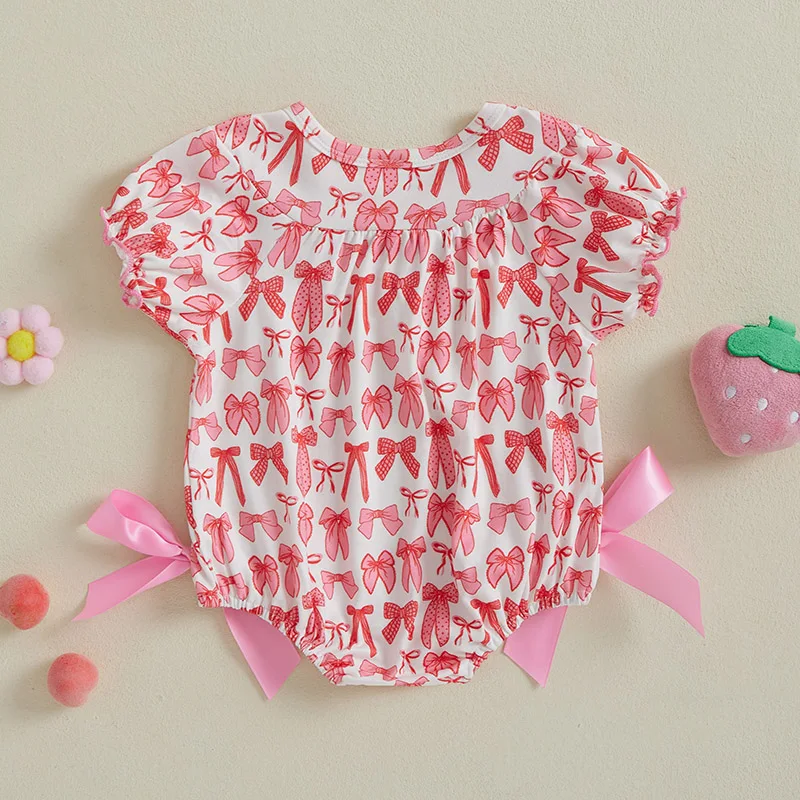 Adorable Baby Girl Romper with Cute Bows and Embroidered Letters Perfect for Mother s Day and Everyday Wear Featuring Ruffled
Adorable Baby Girl Romper with Cute Bows and Embroidered Letters Perfect for Mother s Day and Everyday Wear Featuring Ruffled