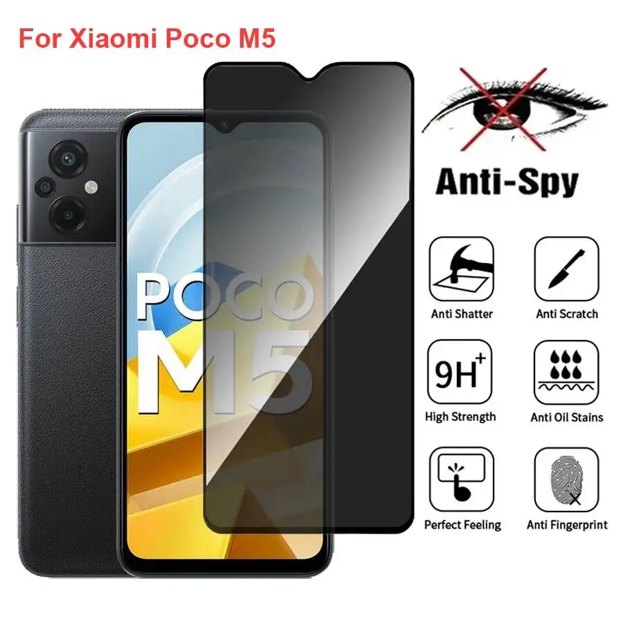 Forxiaomi Poco M5 Anti Spy Privacy Tempered Glass Protector Compatible For Xiaomi Pocom5 Full Cover Screen Phone Film
Forxiaomi Poco M5 Anti Spy Privacy Tempered Glass Protector Compatible For Xiaomi Pocom5 Full Cover Screen Phone Film