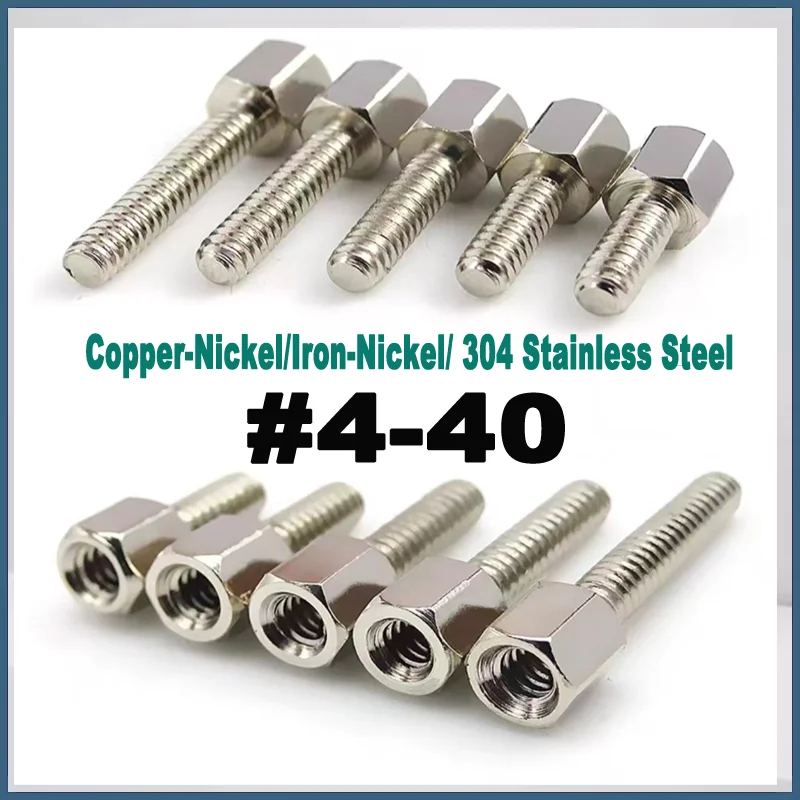 #4-40 UNC Male-Female Hex Standoff Spacer, 304 Stainless Steel Nickel Plated Copper Iron Bolt Column
#4-40 UNC Male-Female Hex Standoff Spacer, 304 Stainless Steel Nickel Plated Copper Iron Bolt Column