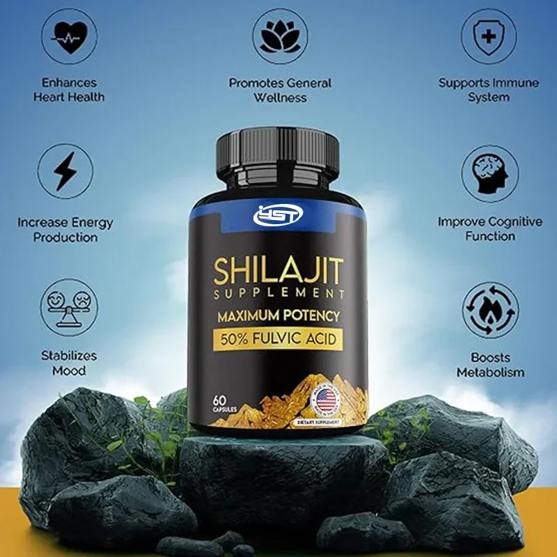 Shilajit (50% Fulvic Acid) 60 capsules 85+trace minerals Men and women, Shilajit capsule supplement
Shilajit (50% Fulvic Acid) 60 capsules 85+trace minerals Men and women, Shilajit capsule supplement
