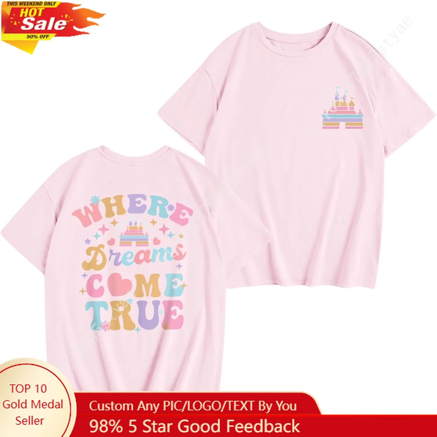 Disney Magic Kingdom Girls T-shirt Princess Clothes Cute Shirts Cute Tops Short Sleeve Tee Family Vacation Trip Blouse For Kid
Disney Magic Kingdom Girls T-shirt Princess Clothes Cute Shirts Cute Tops Short Sleeve Tee Family Vacation Trip Blouse For Kid