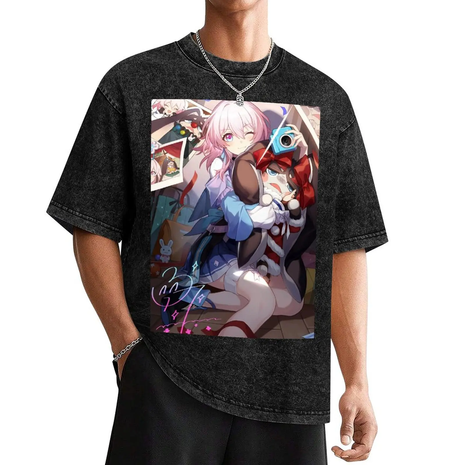 Honkai Star Rail Cute March 7th Pom Pom T-Shirt T-shirts man oversizeds mens graphic t-shirts anime
Honkai Star Rail Cute March 7th Pom Pom T-Shirt T-shirts man oversizeds mens graphic t-shirts anime