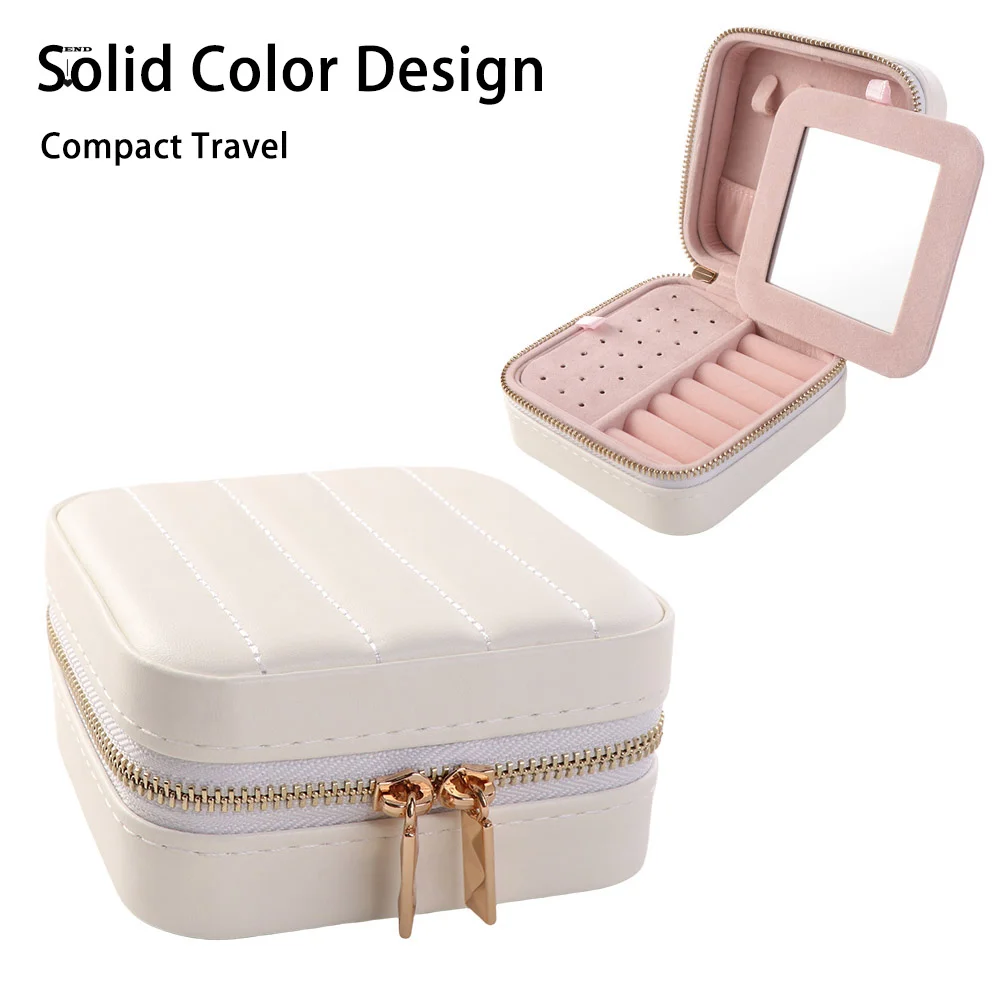 Fashion Solid Color Mirror Jewelry Box Detachable Large Capacity Jewelry Storage Case Lightweight Necklace Storage Box Vacation
Fashion Solid Color Mirror Jewelry Box Detachable Large Capacity Jewelry Storage Case Lightweight Necklace Storage Box Vacation