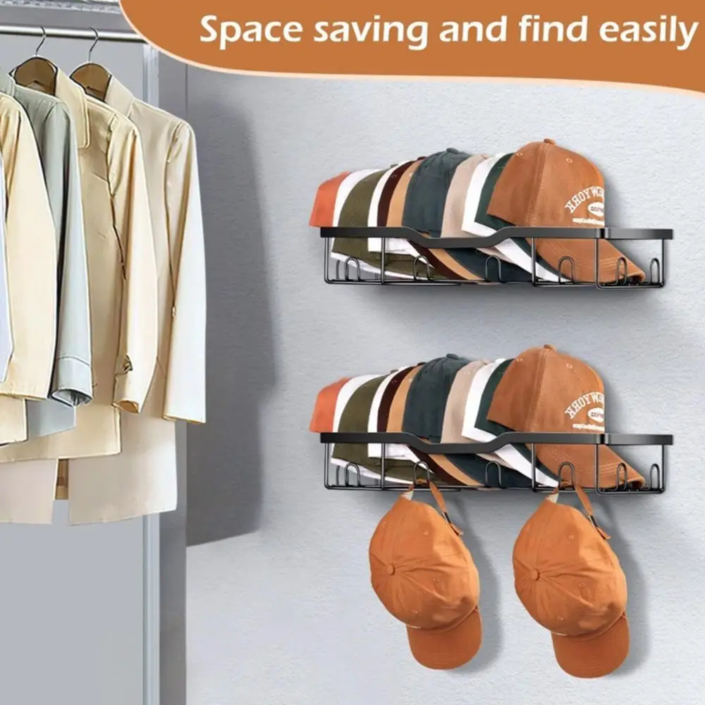 Large Capacity Hat Storage Rack Save Space Easy Installation Wall-mounted Hat Rack Heavy Type Durable Metal Storage Shelf
Large Capacity Hat Storage Rack Save Space Easy Installation Wall-mounted Hat Rack Heavy Type Durable Metal Storage Shelf