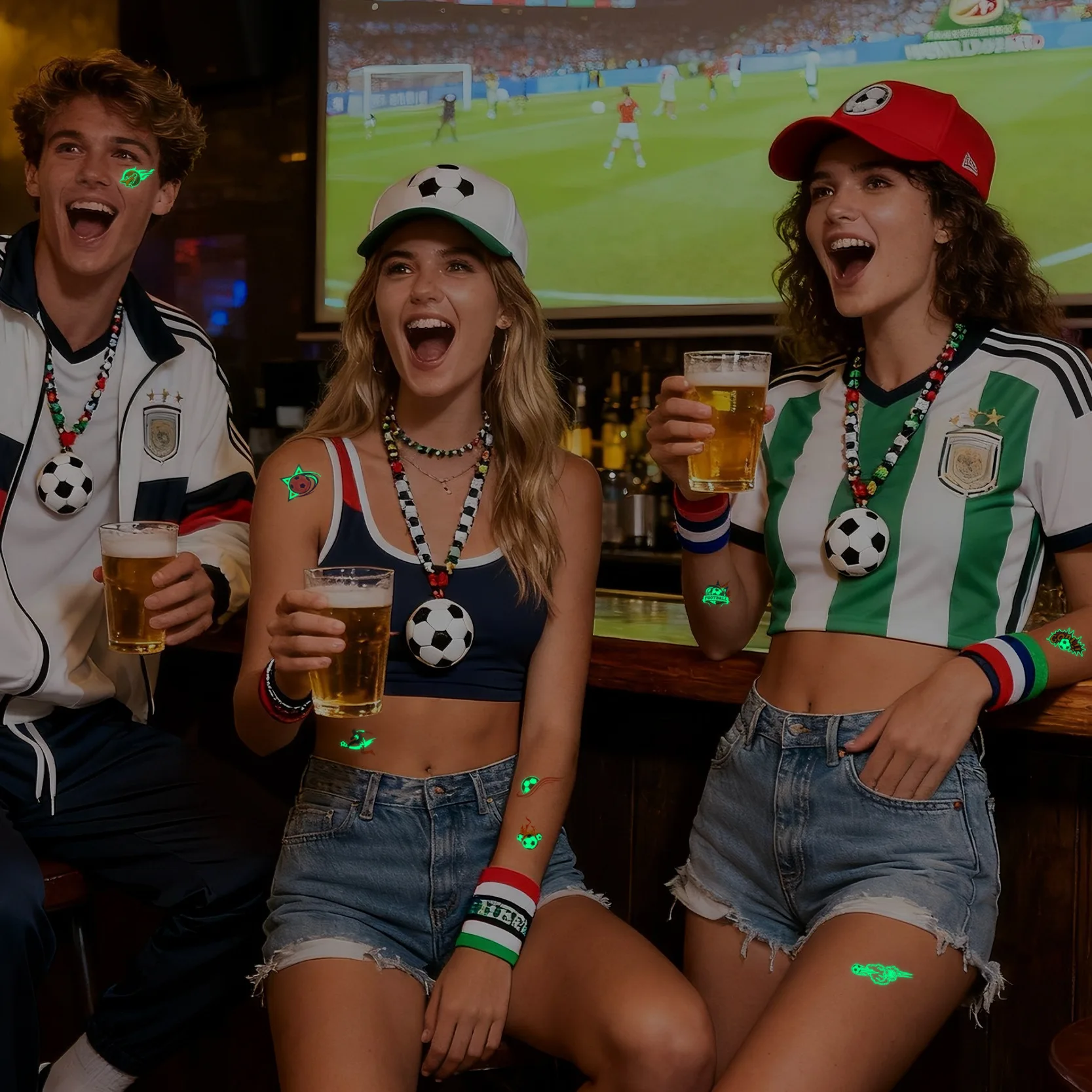 2026 Luminous Football Tattoo Stickers Fans Club Party Face Stickers for Cross-border
2026 Luminous Football Tattoo Stickers Fans Club Party Face Stickers for Cross-border