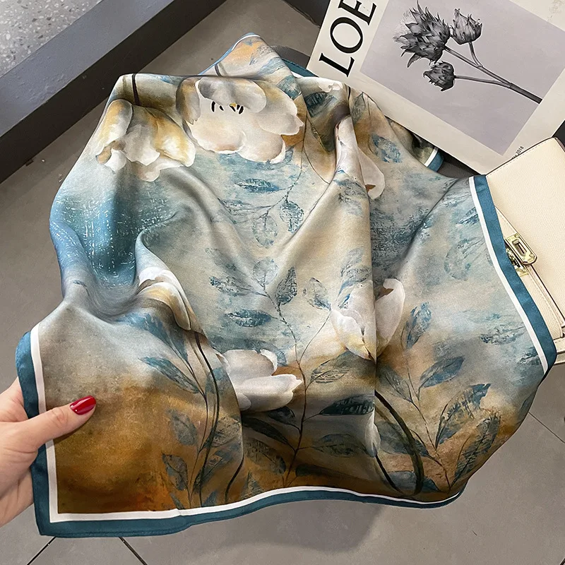 100% Natural Silk Square Scarf Women Hairband Foulard High Quality Bandana Scarves Female Neckerchief Headkerchief Shawl Wrap
100% Natural Silk Square Scarf Women Hairband Foulard High Quality Bandana Scarves Female Neckerchief Headkerchief Shawl Wrap